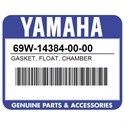 Yamaha 69W-14384-00-00 Gasket, Float, Chamber