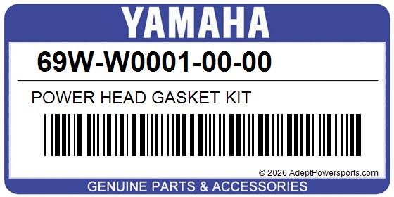Yamaha 69W-W0001-00-00 Power Head Gasket Kit