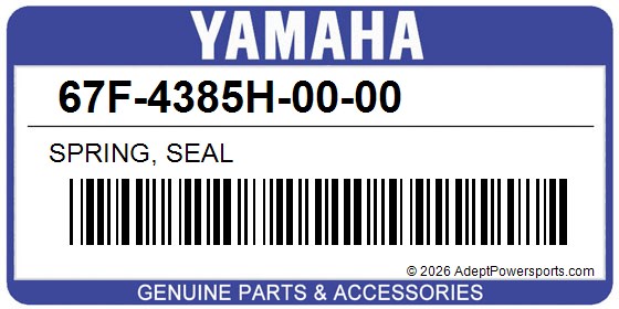 Yamaha 67F-4385H-00-00 Spring, Seal