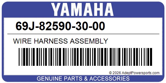 Yamaha 69J-82590-30-00 Wire Harness Assembly