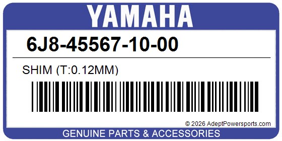 Yamaha 6J8-45567-10-00 Shim (T:0.12Mm)