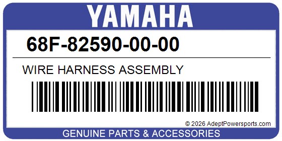 Yamaha 68F-82590-00-00 Wire Harness Assembly