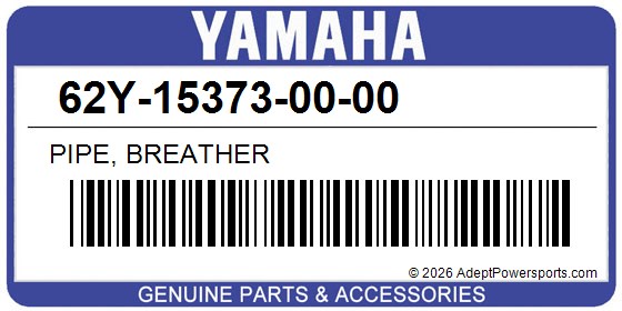 Yamaha 62Y-15373-00-00 Pipe, Breather