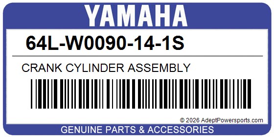 Yamaha 64L-W0090-14-1S Crank Cylinder Assembly