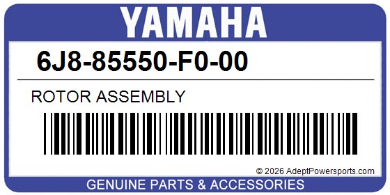 Yamaha 6J8-85550-F0-00 Rotor Assembly