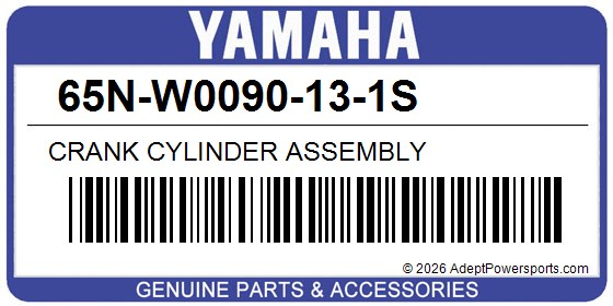 Yamaha 65N-W0090-13-1S Crank Cylinder Assembly