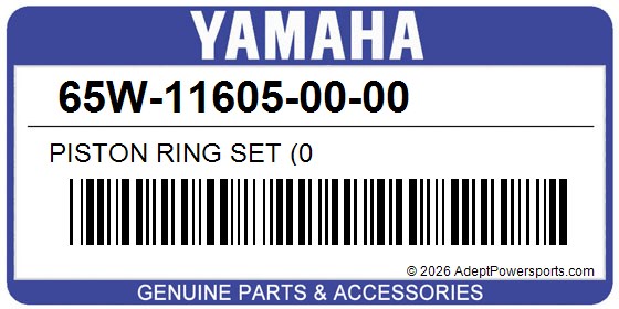 Yamaha 65W-11605-00-00 Piston Ring Set (0