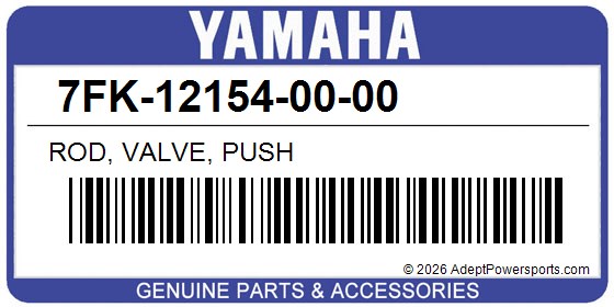 Yamaha 7FK-12154-00-00 Rod, Valve, Push