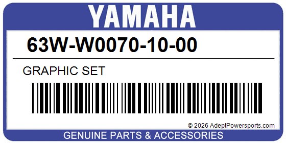 Yamaha 63W-W0070-10-00 Graphic Set
