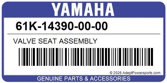 Yamaha 61K-14390-00-00 Valve Seat Assembly