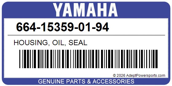 Yamaha 664-15359-01-94 Housing, Oil, Seal