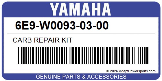Yamaha 6E9-W0093-03-00 Carb Repair Kit