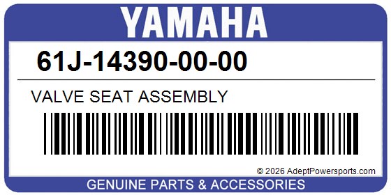 Yamaha 61J-14390-00-00 Valve Seat Assembly