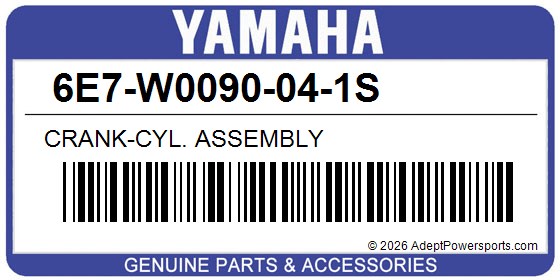 Yamaha 6E7-W0090-04-1S Crank-Cyl. Assembly