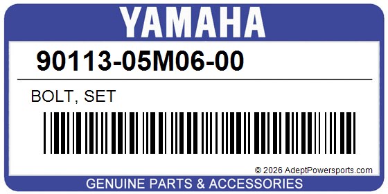 Yamaha 90113-05M06-00 Bolt, Set