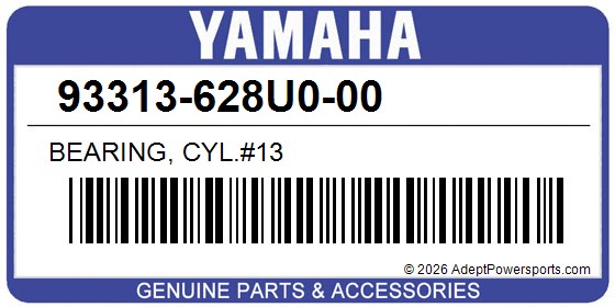 Yamaha 93313-628U0-00 Bearing, Cyl.#13