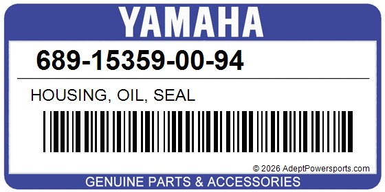 Yamaha 689-15359-00-94 Housing, Oil, Seal