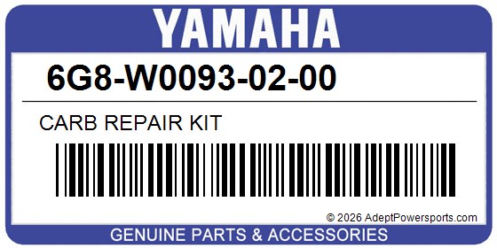 Yamaha 6G8-W0093-02-00 Carb Repair Kit