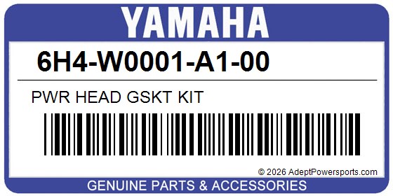 Yamaha 6H4-W0001-A1-00 Pwr Head Gskt Kit