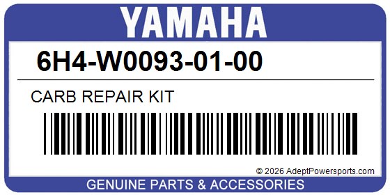 Yamaha 6H4-W0093-01-00 Carb Repair Kit