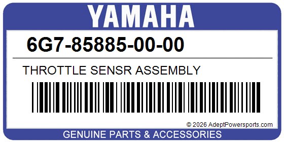 Yamaha 6G7-85885-00-00 Throttle Sensr Assembly