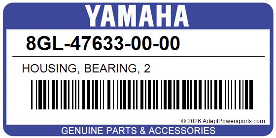 Yamaha 8GL-47633-00-00 Housing, Bearing, 2