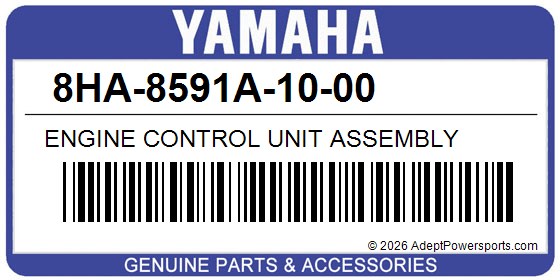 Yamaha 8HA-8591A-10-00 Engine Control Unit Assembly