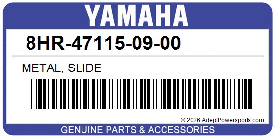 Yamaha 8HR-47115-09-00 Metal, Slide