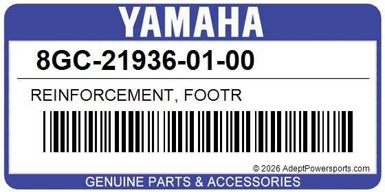 Yamaha 8GC-21936-01-00 Reinforcement, Footr