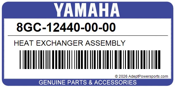 Yamaha 8GC-12440-00-00 Heat Exchanger Assembly