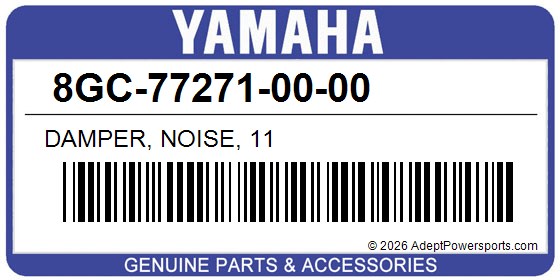 Yamaha 8GC-77271-00-00 Damper, Noise, 11