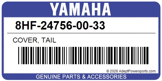 Yamaha 8HF-24756-00-33 Cover, Tail