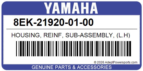 Yamaha 8EK-21920-01-00 Housing, Reinf, Sub-Assembly, (L.H)