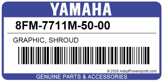 Yamaha 8FM-7711M-50-00 Graphic, Shroud