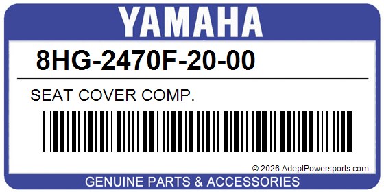 Yamaha 8HG-2470F-20-00 Seat Cover Comp.