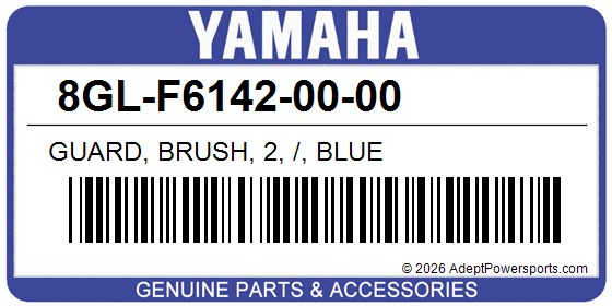 Yamaha 8GL-F6142-00-00 Guard, Brush, 2, /, Blue