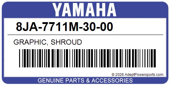Yamaha 8JA-7711M-30-00 Graphic, Shroud