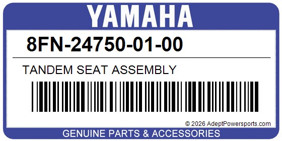 Yamaha 8FN-24750-01-00 Tandem Seat Assembly