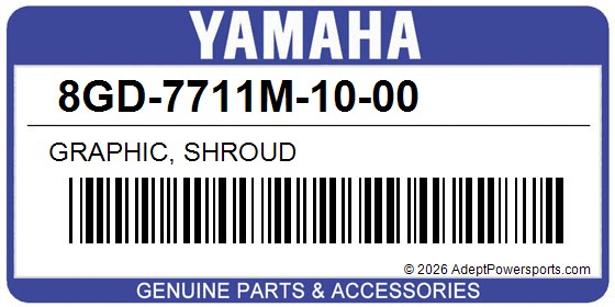 Yamaha 8GD-7711M-10-00 Graphic, Shroud