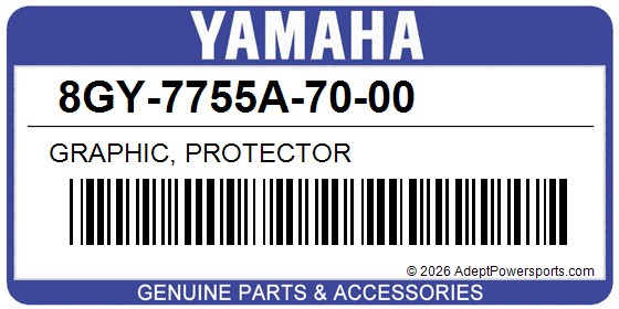 Yamaha 8GY-7755A-70-00 Graphic, Protector
