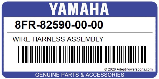 Yamaha 8FR-82590-00-00 Wire Harness Assembly