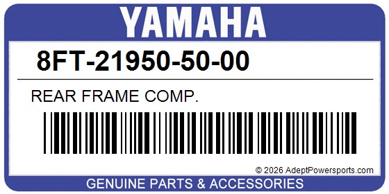 Yamaha 8FT-21950-50-00 Rear Frame Comp.