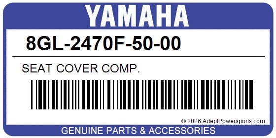 Yamaha 8GL-2470F-50-00 Seat Cover Comp.