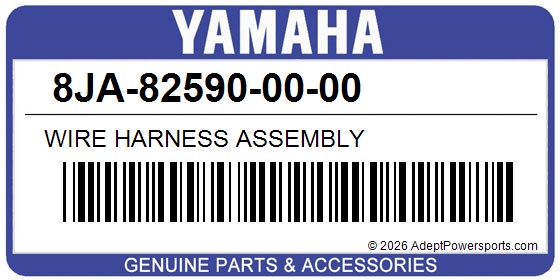 Yamaha 8JA-82590-00-00 Wire Harness Assembly