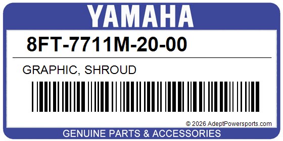 Yamaha 8FT-7711M-20-00 Graphic, Shroud