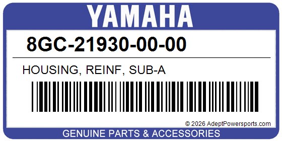 Yamaha 8GC-21930-00-00 Housing, Reinf, Sub-A