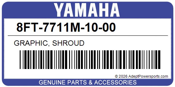 Yamaha 8FT-7711M-10-00 Graphic, Shroud