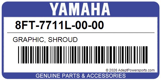 Yamaha 8FT-7711L-00-00 Graphic, Shroud