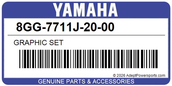Yamaha 8GG-7711J-20-00 Graphic Set