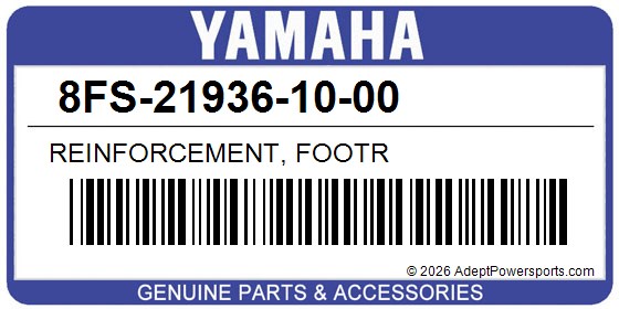 Yamaha 8FS-21936-10-00 Reinforcement, Footr